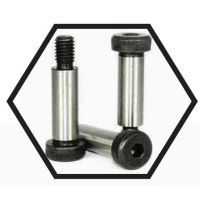 Shoulder Socket Head Screws – Precision Shoulder Bolts for Pivot, Locating and Alignment in Jigs, Fixtures and Machinery – Alloy Steel, Unthreaded Shoulder, Metric Sizes, Black Oxide Finish, Socket Head for High Torque